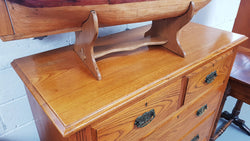 English Oak Edwardian Chest Of Drawers | Antique & Vintage | Moonee Ponds Antiques | Australia Wide Delivery