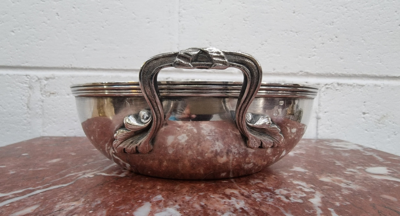 Beautiful And Very Rare Armand Frenais Silver Plate Bowl