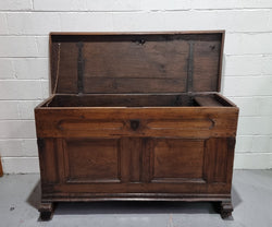 French Oak Early 19th Century Trunk | Antique & Vintage | Moonee Ponds Antiques | Australia Wide Delivery