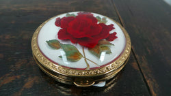 Vintage Floral Compact | Antique & Vintage | Moonee Ponds Antiques | Australia Wide Delivery