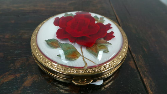 Vintage Floral Compact