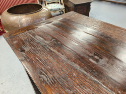 Vintage Rustic Reclaimed Fruit Wood Farmhouse Dining Table | Antique & Vintage | Moonee Ponds Antiques | Australia Wide Delivery