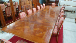 French Style Walnut Large Extension Table | Antique & Vintage | Moonee Ponds Antiques | Australia Wide Delivery