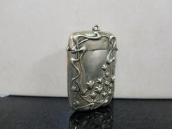 Antique Art Nouveau Silver Plated Vesta Case | Antique & Vintage | Moonee Ponds Antiques | Australia Wide Delivery
