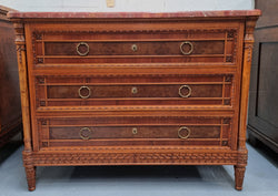 Sensational French Three Drawer Marble Top Commode | Antique & Vintage | Moonee Ponds Antiques | Australia Wide Delivery