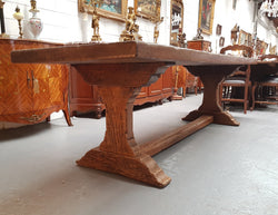Superb 18th Century French Oak Pedestal Refectory Table | Antique & Vintage | Moonee Ponds Antiques | Australia Wide Delivery