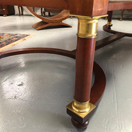 An Impressive French Deco Empire Mahogany Desk