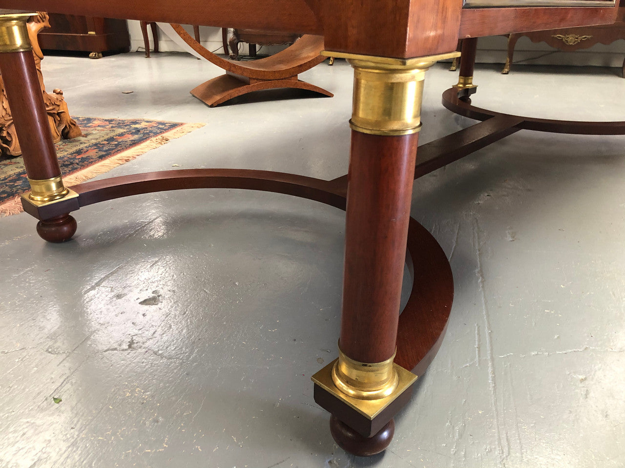 An Impressive French Deco Empire Mahogany Desk | Antique & Vintage | Moonee Ponds Antiques | Australia Wide Delivery