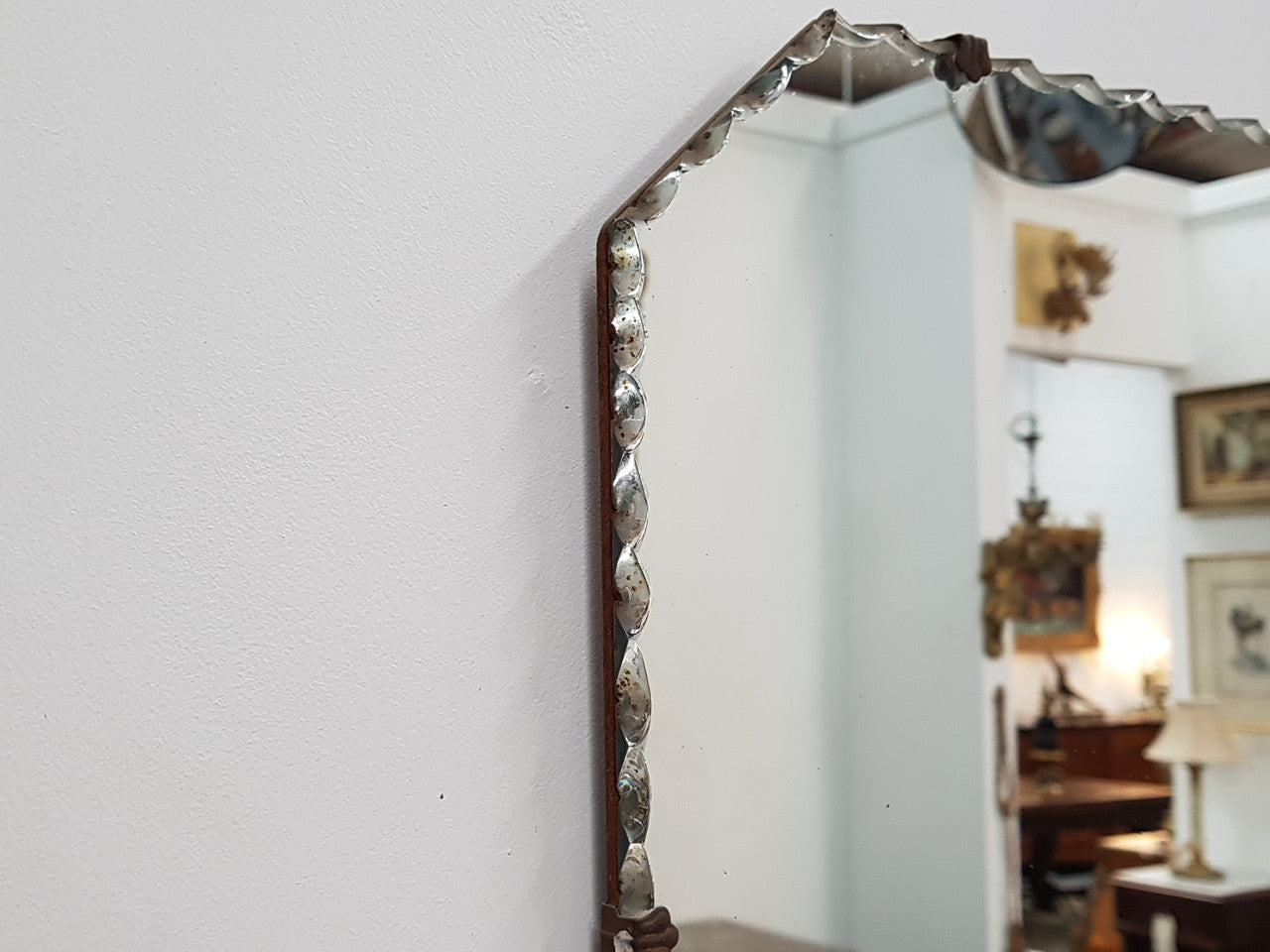 Art Deco Etched Mirror