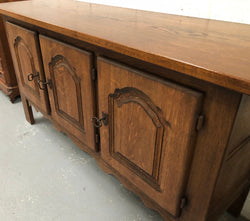 Lovely French Oak Three Door Buffet | Antique & Vintage | Moonee Ponds Antiques | Australia Wide Delivery