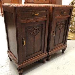 Superb Pair Of Art Deco Bedsides