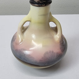 Royal Bayreuth silver top vase in good original condition. Stamped on the base "Royal Bayreuth: Bavaria".  Please view photos as they form part of the description.