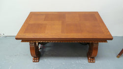 Petite Spanish Style Parquetry Top Coffee Table | Antique & Vintage | Moonee Ponds Antiques | Australia Wide Delivery