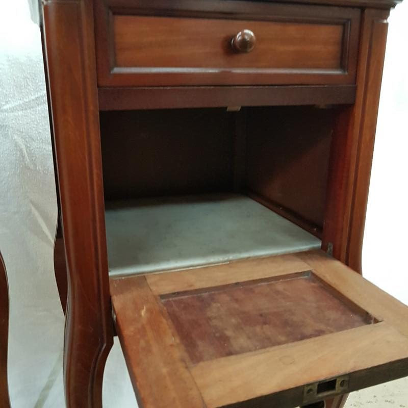 Pair of French Louis XV Style Bedside Cabinets | Antique & Vintage | Moonee Ponds Antiques | Australia Wide Delivery