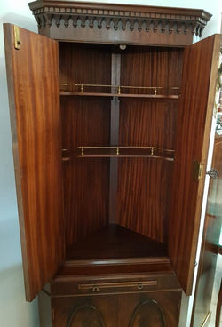 Mahogany Georgian Style Corner Cupboard | Antique & Vintage | Moonee Ponds Antiques | Australia Wide Delivery