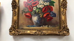 French Gilt Framed Floral Oil On Canvas | Antique & Vintage | Moonee Ponds Antiques | Australia Wide Delivery