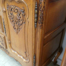 Beautiful Carved French Oak Sideboard