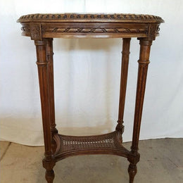 French Marble Top Occasional Table