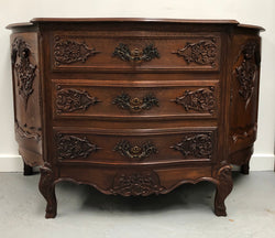 Beautiful French Oak Carved Commode | Antique & Vintage | Moonee Ponds Antiques | Australia Wide Delivery
