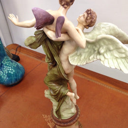 Victorian Amphora Angel Figurines