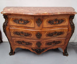 Grand 19th Century French Bombe Marble Top Commode | Antique & Vintage | Moonee Ponds Antiques | Australia Wide Delivery
