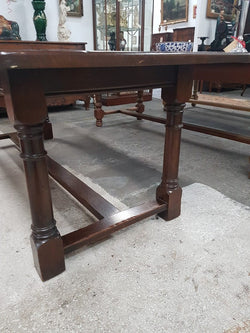Late 20th Century French Oak Refectory Dining Table | Antique & Vintage | Moonee Ponds Antiques | Australia Wide Delivery