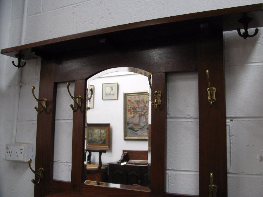 Arts and Crafts Australian Blackwood Hall Stand | Antique & Vintage | Moonee Ponds Antiques | Australia Wide Delivery