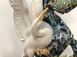 Impressive Chinese Sculpture Of Cranes Standing On Tree | Antique & Vintage | Moonee Ponds Antiques | Australia Wide Delivery