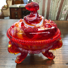 Moonee Ponds Antiques Rare American Fenton Glass Bowl