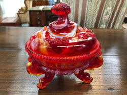 Rare American Fenton Glass Bowl | Antique & Vintage | Moonee Ponds Antiques | Australia Wide Delivery