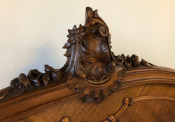 Antique French Walnut Louis XV Style Queen Size Bed | Antique & Vintage | Moonee Ponds Antiques | Australia Wide Delivery