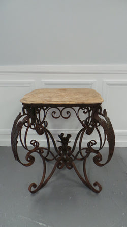 Vintage French Style Wrought Iron Bakers Table | Antique & Vintage | Moonee Ponds Antiques | Australia Wide Delivery