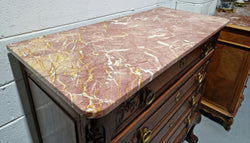 French Renaissance Style Marble Top Chest of Drawers | Antique & Vintage | Moonee Ponds Antiques | Australia Wide Delivery