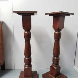 Pair of Antique Style Pedestals