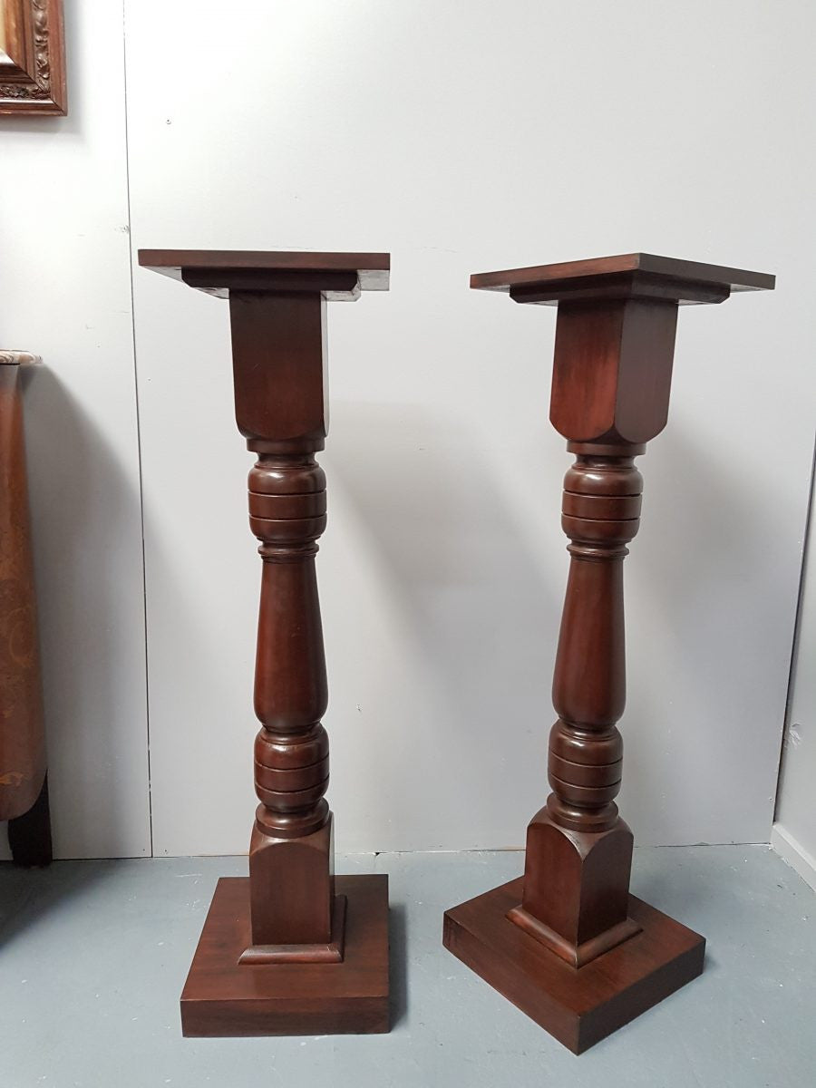 Pair of Antique Style Pedestals