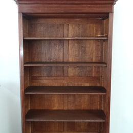 Louis Phillipe Mahogany French Open Bookcase