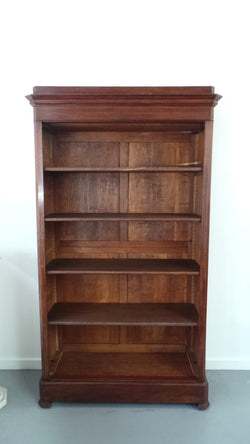Louis Phillipe Mahogany French Open Bookcase | Antique & Vintage | Moonee Ponds Antiques | Australia Wide Delivery