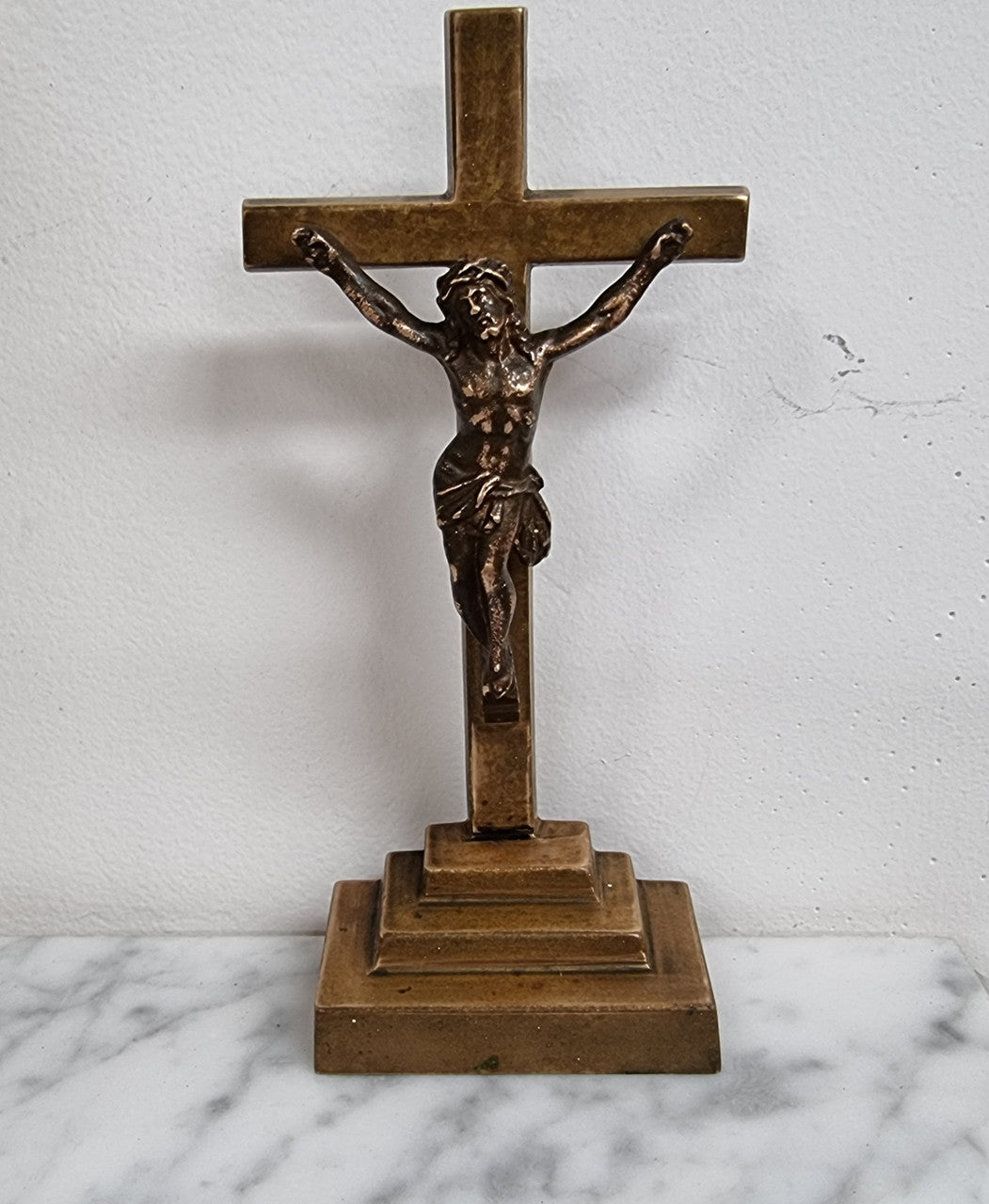 Antique Bronze Crucifix