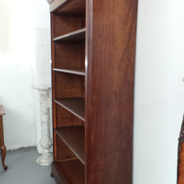 Louis Phillipe Mahogany French Open Bookcase