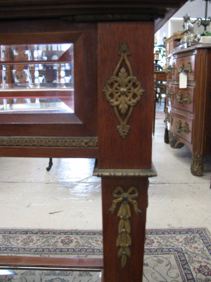 Glass Top Mahogany Display Cabinet | Antique & Vintage | Moonee Ponds Antiques | Australia Wide Delivery