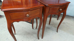 Pair of French Style Mahogany Bedside Cabinets | Antique & Vintage | Moonee Ponds Antiques | Australia Wide Delivery
