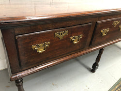 Early 19th Century English Oak 3 Drawer Dresser Base | Antique & Vintage | Moonee Ponds Antiques | Australia Wide Delivery