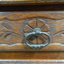 French Provincial Oak Small Buffet