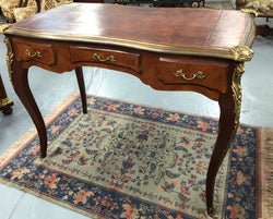 Impressive Petite French Walnut Bureau Plat | Antique & Vintage | Moonee Ponds Antiques | Australia Wide Delivery