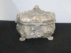 Charming Art Nouveau Style “Roger Bros” Silver Plated Casket | Antique & Vintage | Moonee Ponds Antiques | Australia Wide Delivery