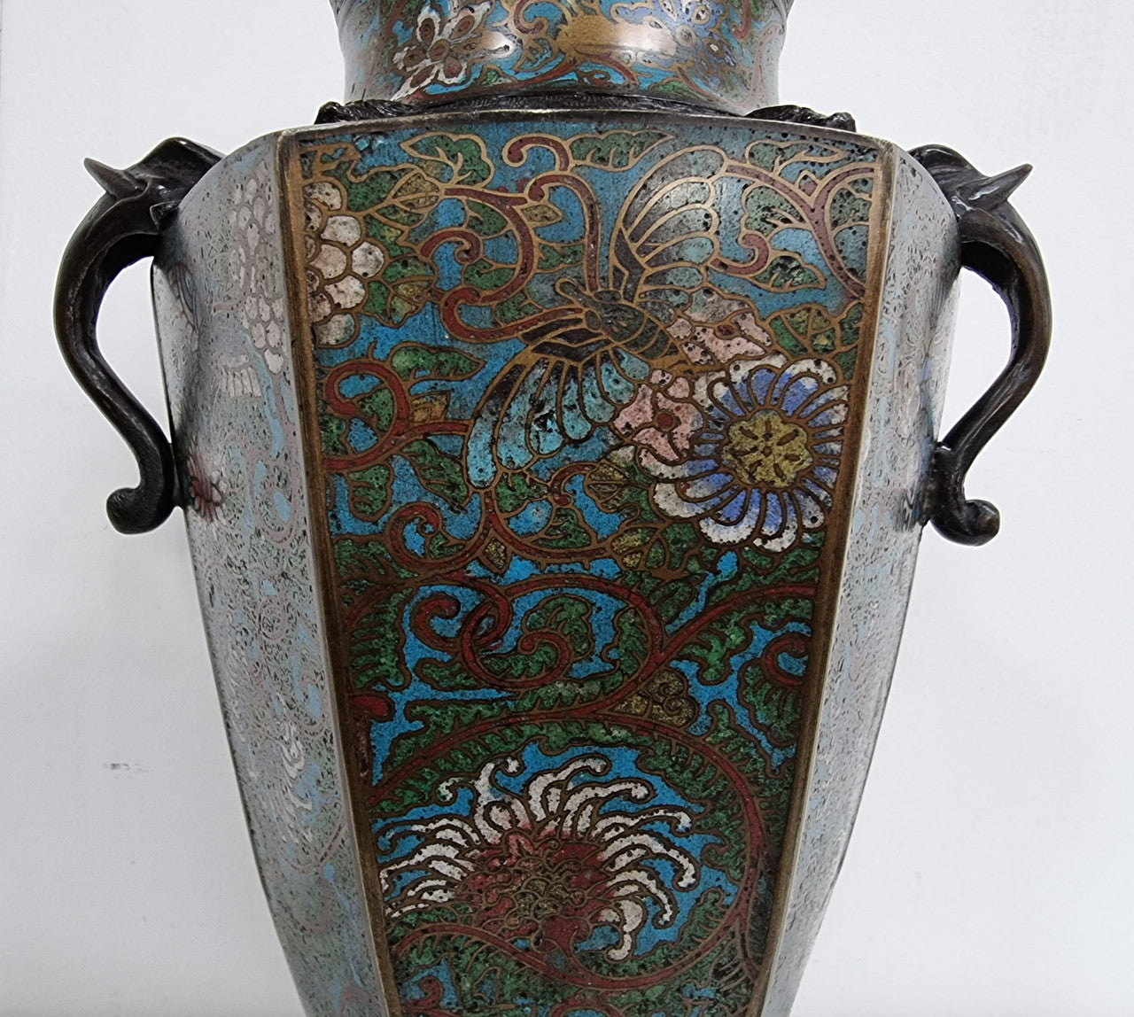 Superb Quality Bronze and Cloisonne Vase | Antique & Vintage | Moonee Ponds Antiques | Australia Wide Delivery