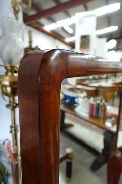Late Victorian Flame Mahogany Cheval Mirror | Antique & Vintage | Moonee Ponds Antiques | Australia Wide Delivery