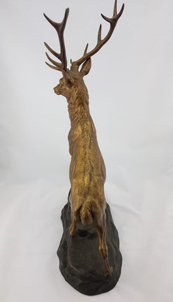 French 19th Century Stag Statue | Antique & Vintage | Moonee Ponds Antiques | Australia Wide Delivery