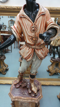 Striking 19th Century Antique Blackamoor Floor Lamp | Antique & Vintage | Moonee Ponds Antiques | Australia Wide Delivery