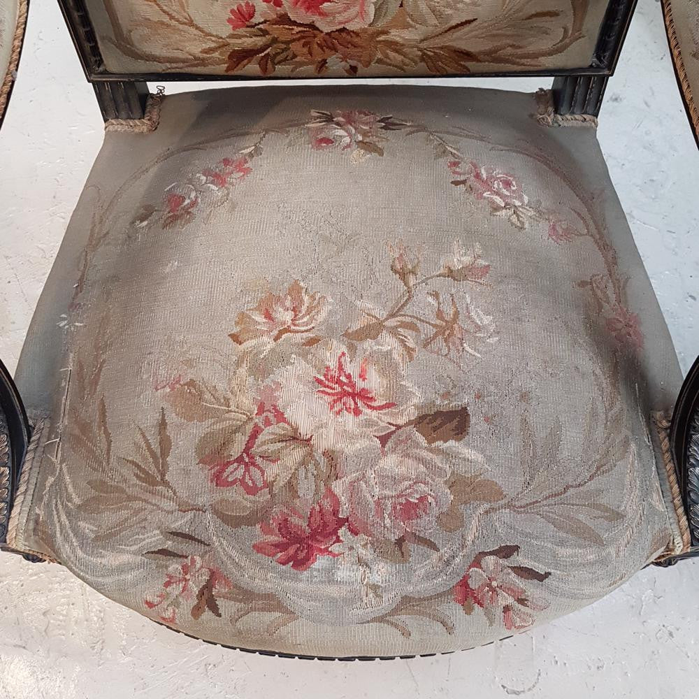 Antique Tapestry Chair